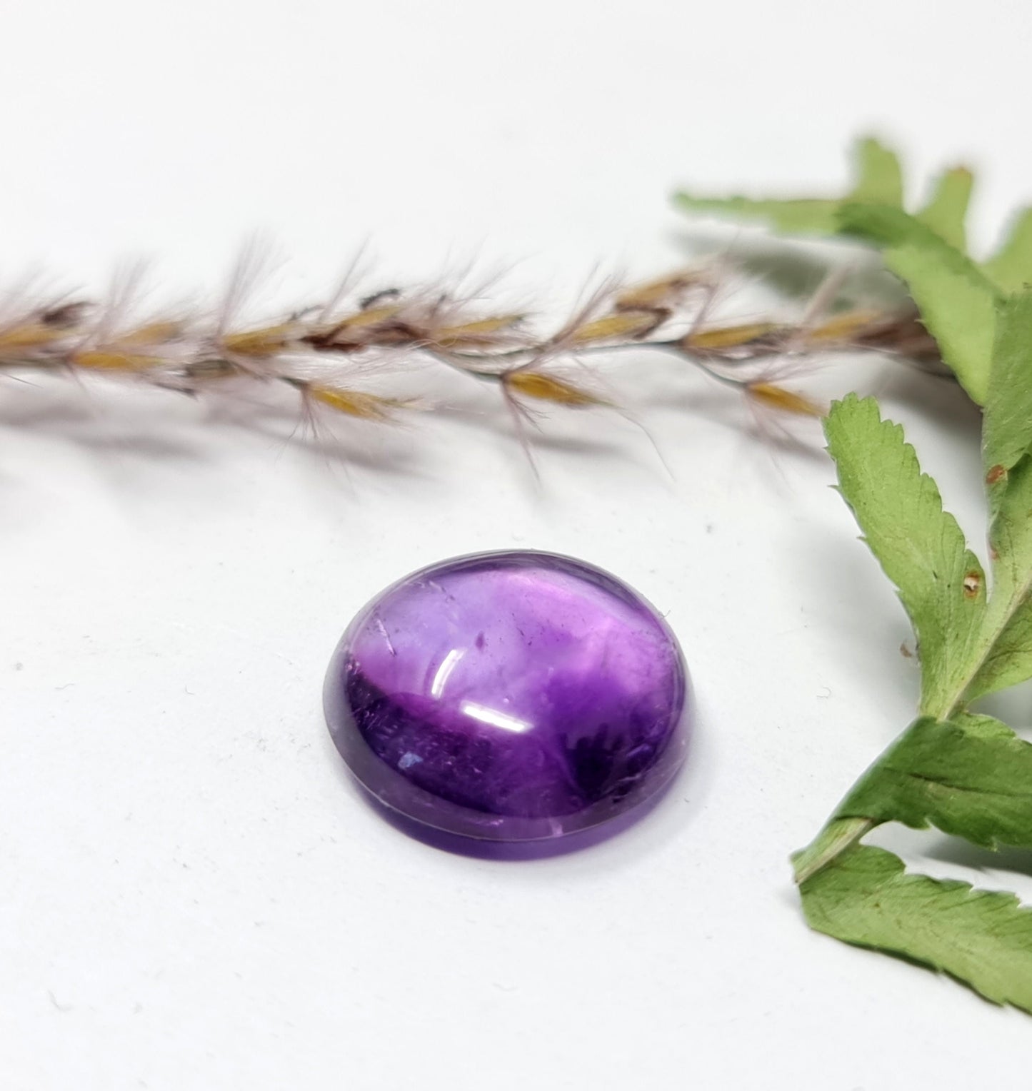 Amethyst Cabochon violett 13,5mm rund 8,27ct (Nr.9)