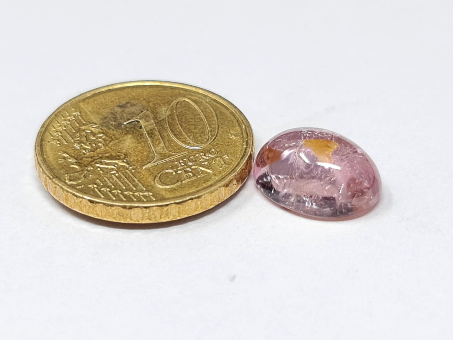 Nr.138 Rosa Turmalin Cabochon oval 11,8x8,12mm 4,82ct