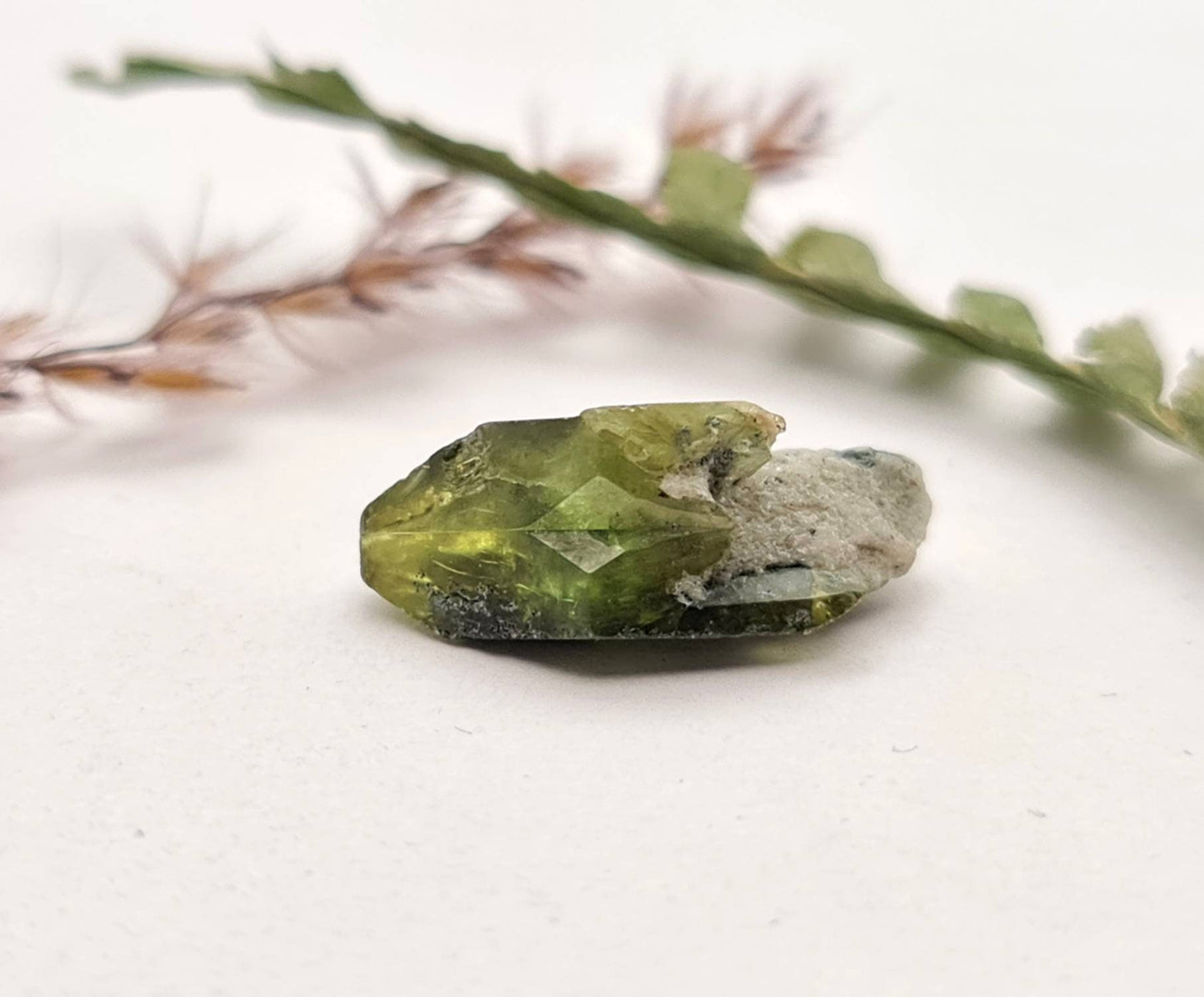 Echter Sphen/Titanit Rohstein Micromount aus dem Tormiqtal, Haramosh Mountains, Pakistan Stufe 21x8,4mm 9,3ct (Nr.1051)
