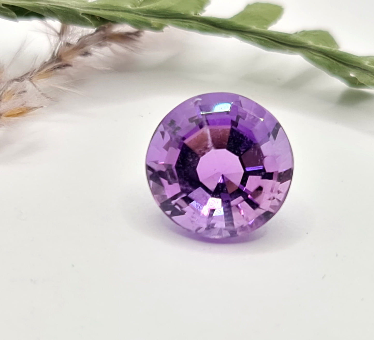 Amethyst rund facettiert 12.8mm 7,73 ct  (Nr.446)