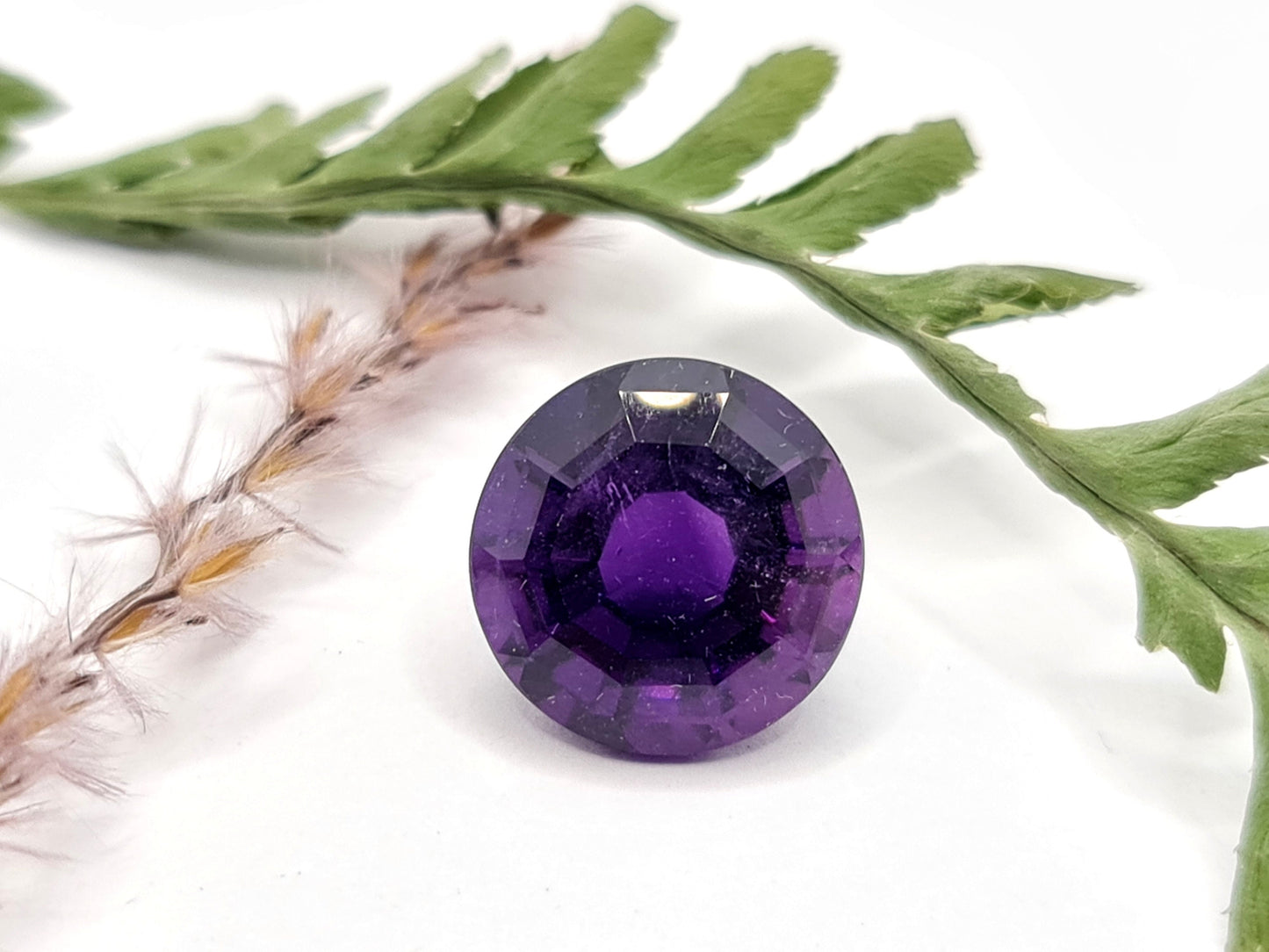 Amethyst rund facettiert 14mm 10,03ct (Nr.457)