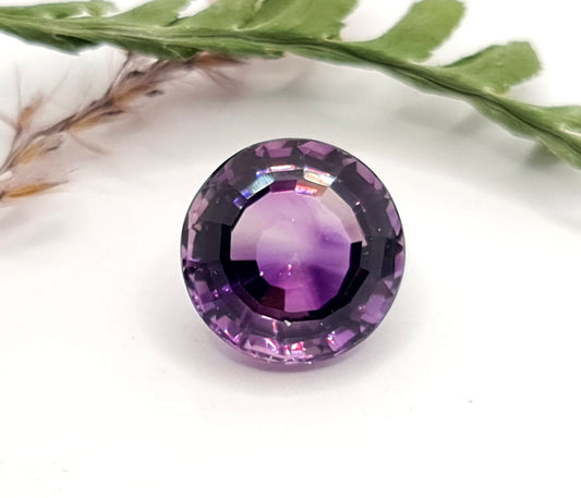 Amethyst rund facettiert 15mm 11,68ct (Nr.452)