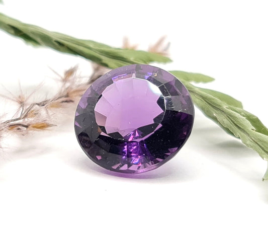 Amethyst rund facettiert 14,7mm 11,06ct (Nr.453)