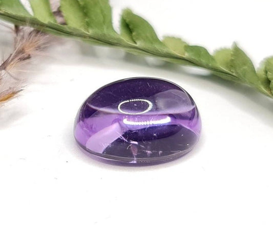 Nr.225 Amethyst Cabochon oval in lila, 16x12mm 11,28ct