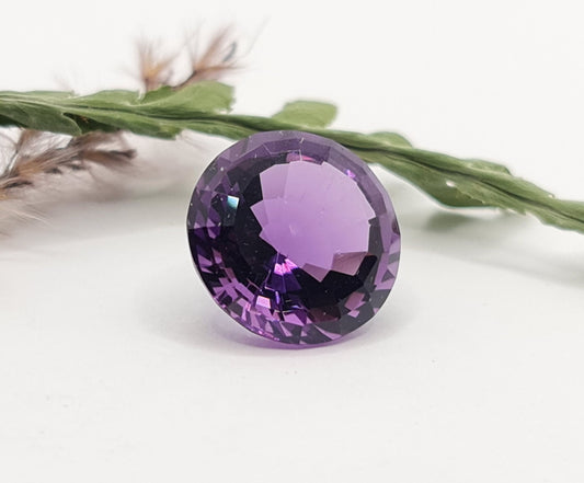 Amethyst rund facettiert 14,2mm 8,74ct (Nr.450)