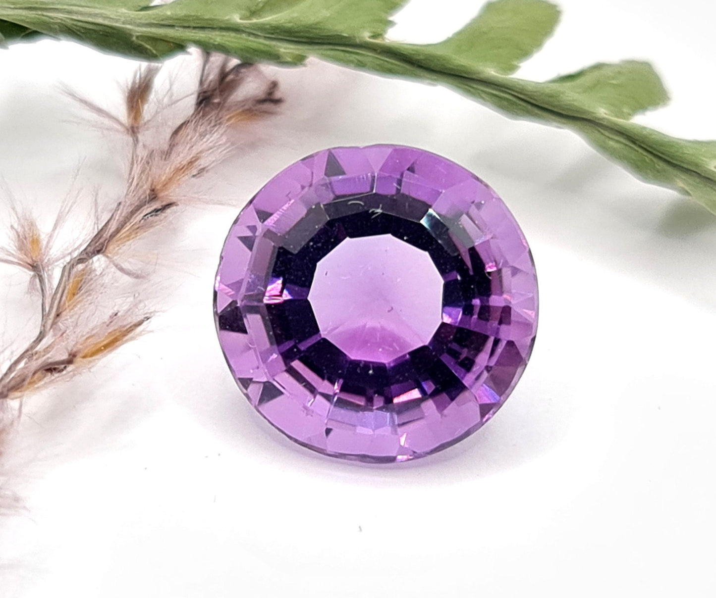 Amethyst rund facettiert 14,6mm 9,33ct (Nr.454)