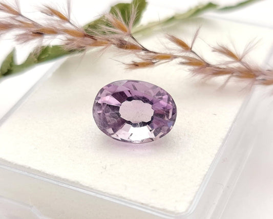 Echter ovaler Amethyst facettiert lila violett 12,7x9,5mm 5,8ct (Nr.916)