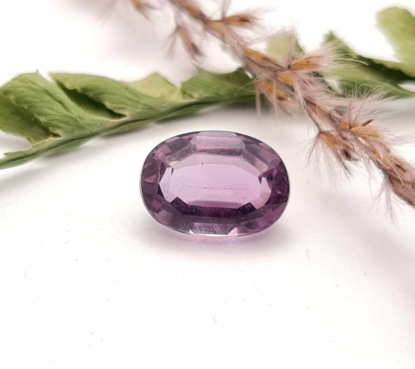 Echter ovaler Amethyst facettiert lila  violett 12,3x8,8mm 4,61ct (Nr.745)